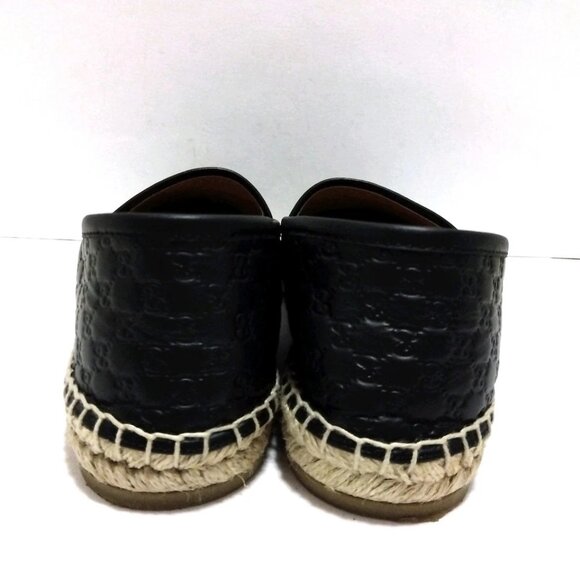 GUCCI Micro Guccissima - Black Leather Women's Shoes 215-031125 - Picture 3 of 6